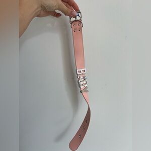 Elegant Pink and Silver Chocker with BABY spelled out